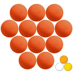 12 Orange Champion Sports Lacrosse Balls - Meets NOCSAE standard SEI Certified