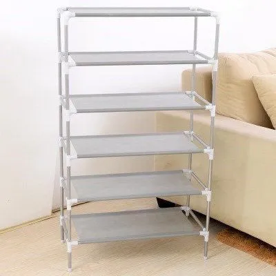 6 Tier Stackable Shoe Rack Shoe Storage Organizer