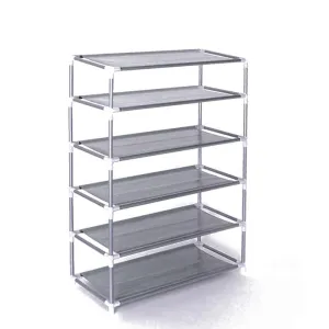 6 Tier Stackable Shoe Rack Shoe Storage Organizer