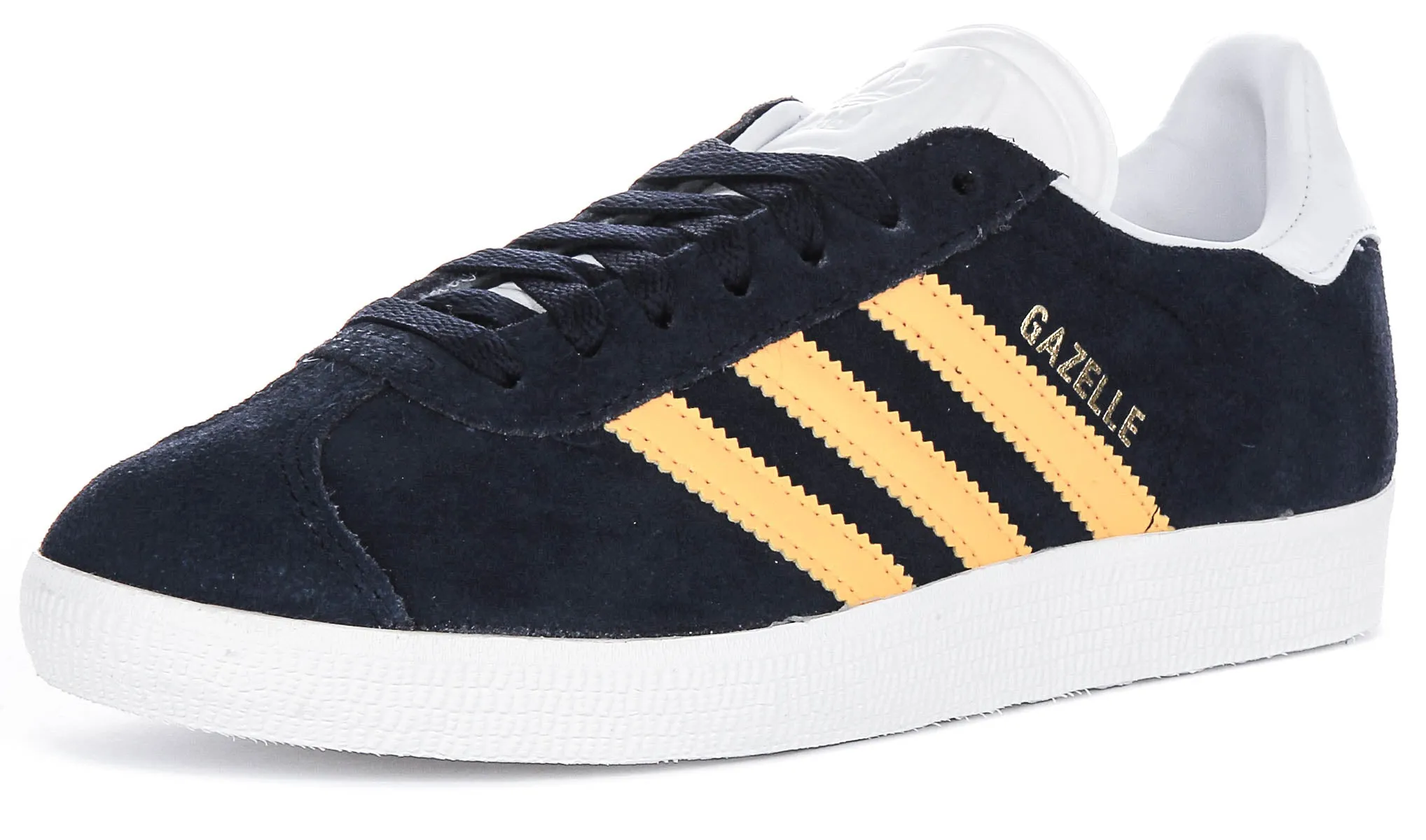 Adidas Gazelle In Navy Yellow