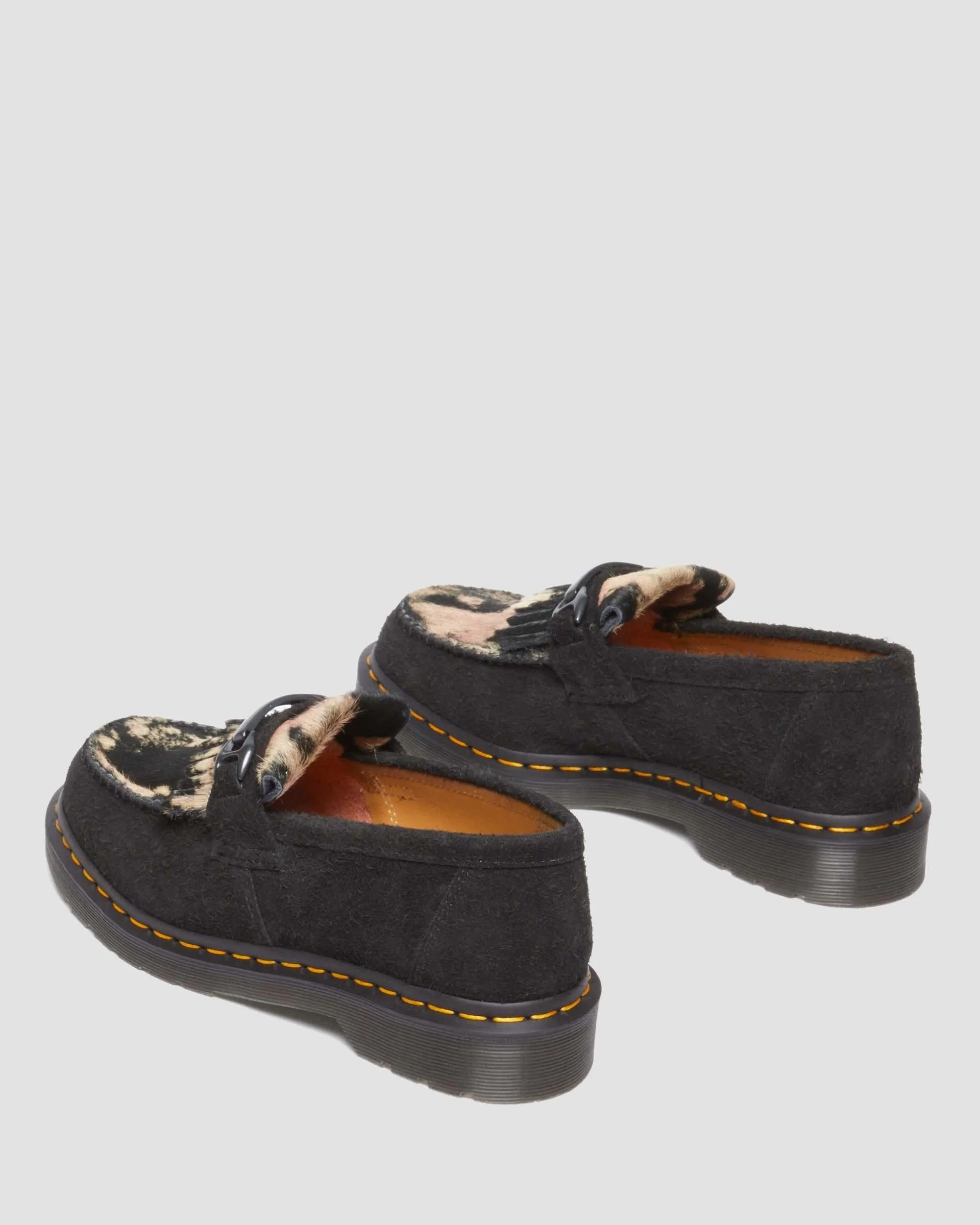 Adrian Snaffle Suede & Hair-On Loafers Shoes