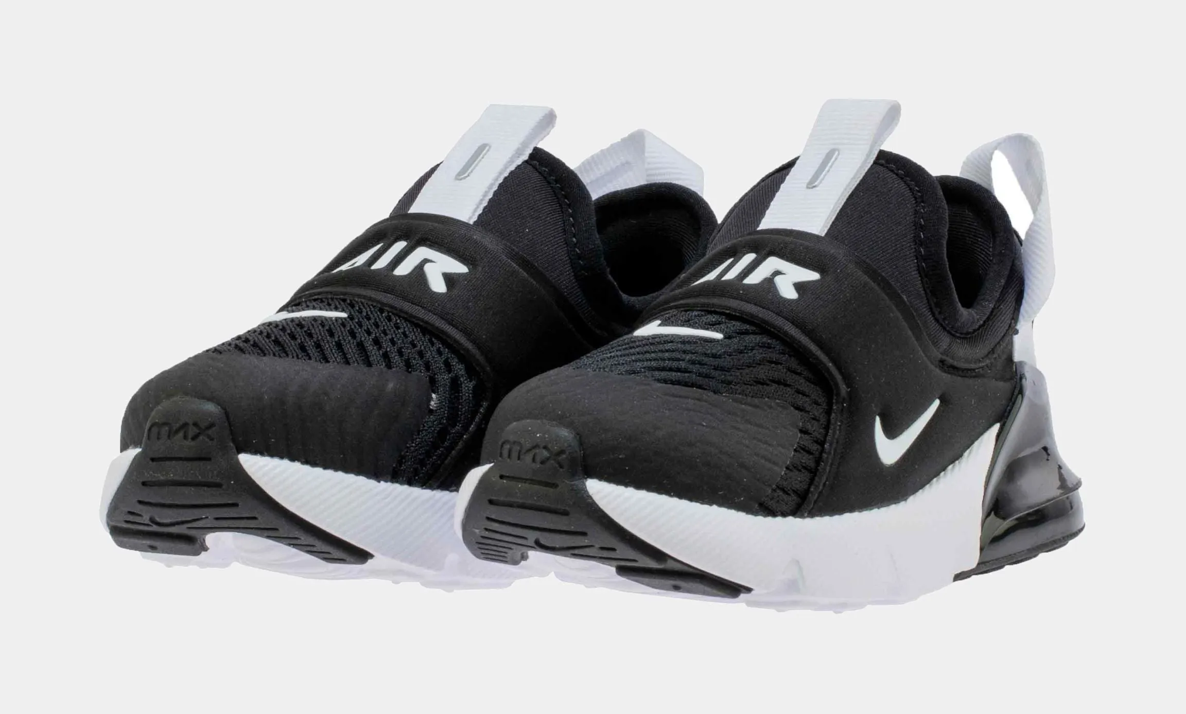 Air Max 270 Extreme Infant Toddler Running Shoe (Black/White)