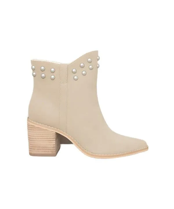 Alofi - Studded Collar Booties