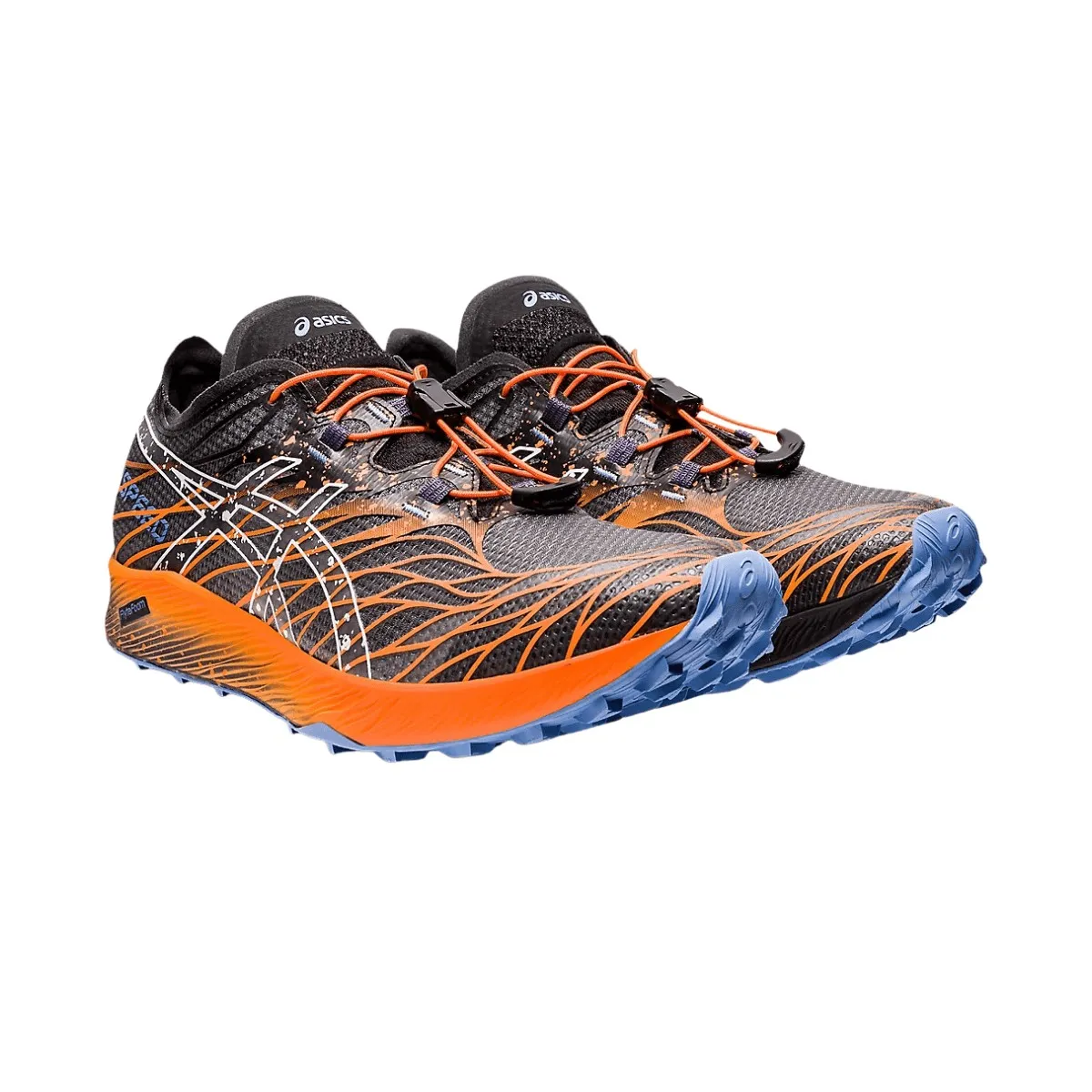 Asics Fujispeed Black Orange Shoes