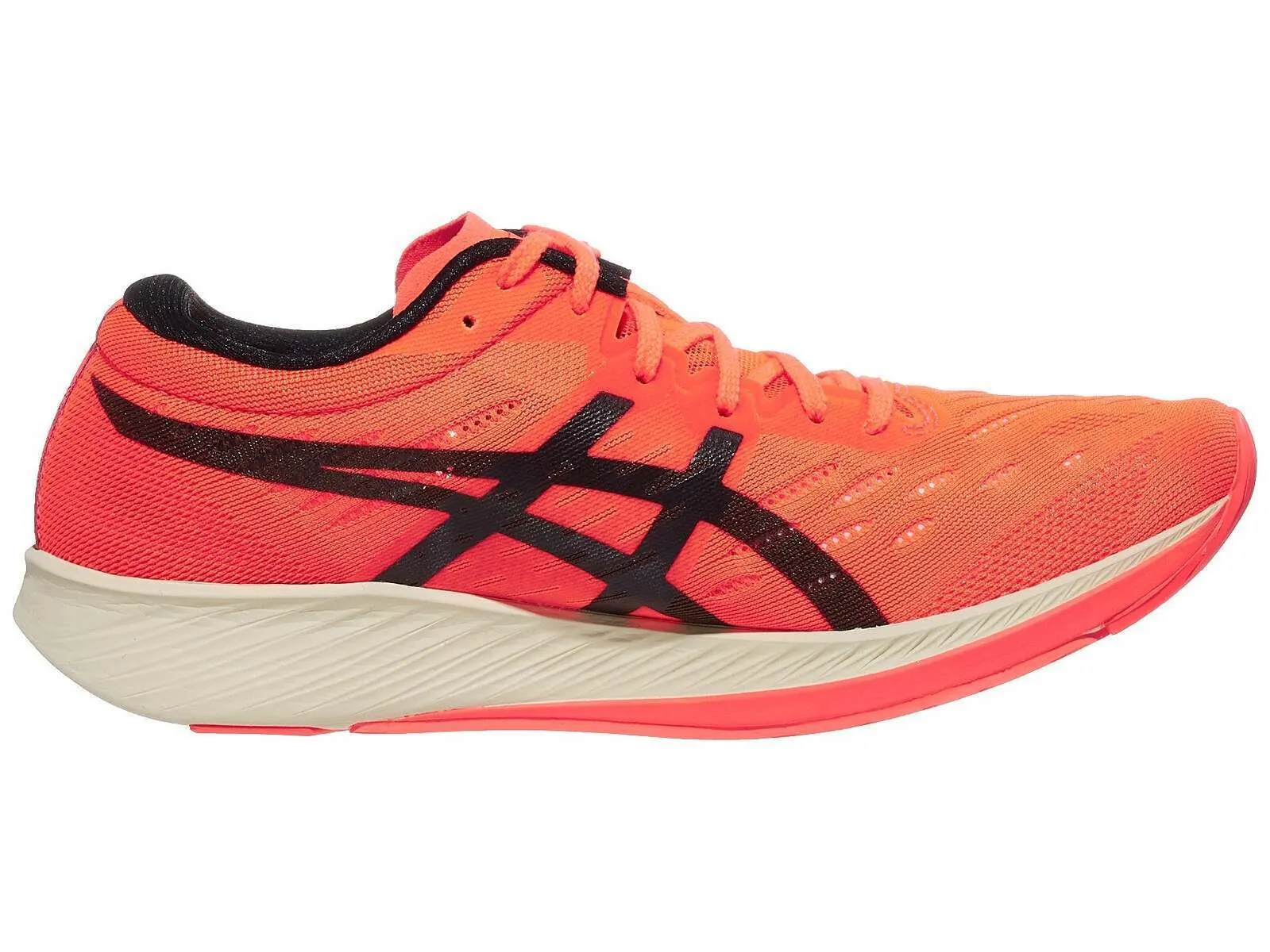 ASICS MetaRacer Womens Shoes Future Tokyo Runners Sneakers - Sunrise Red/Black