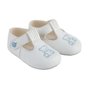 Baypods - white/blue teddy B117