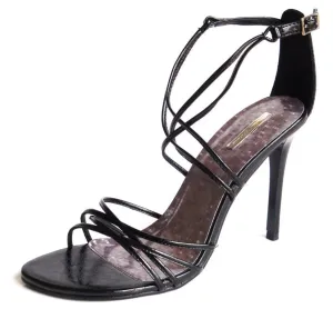 Black Patent-leather Sandals - Michael Antonio