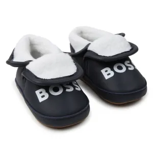 Boss - Navy first pram shoes