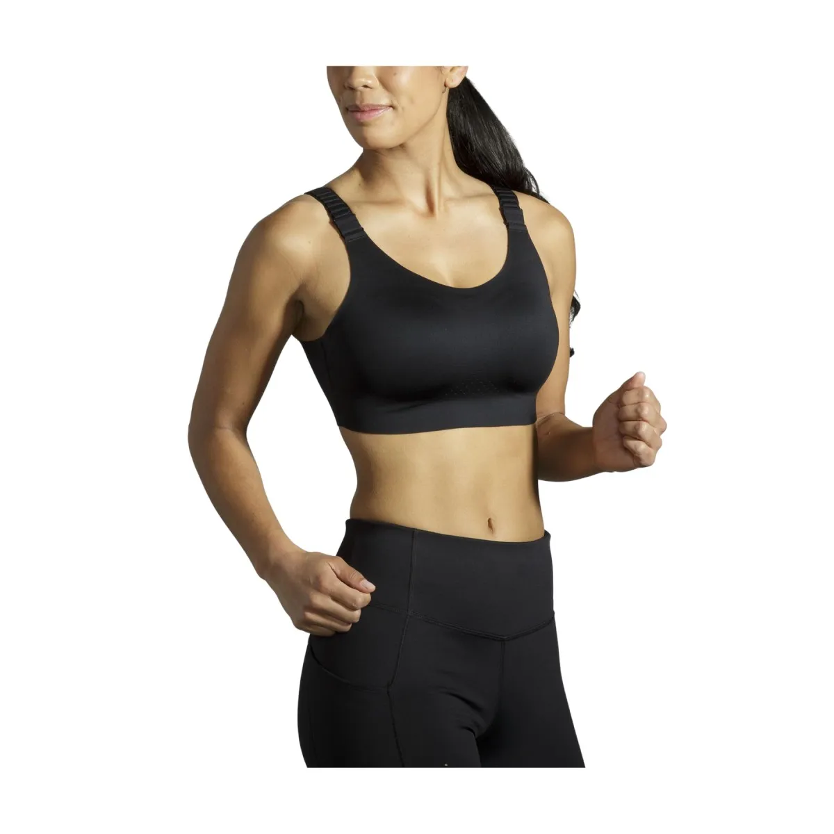 Bra Brooks Dare Scoopback Run Bra 2.0 Black Mujer