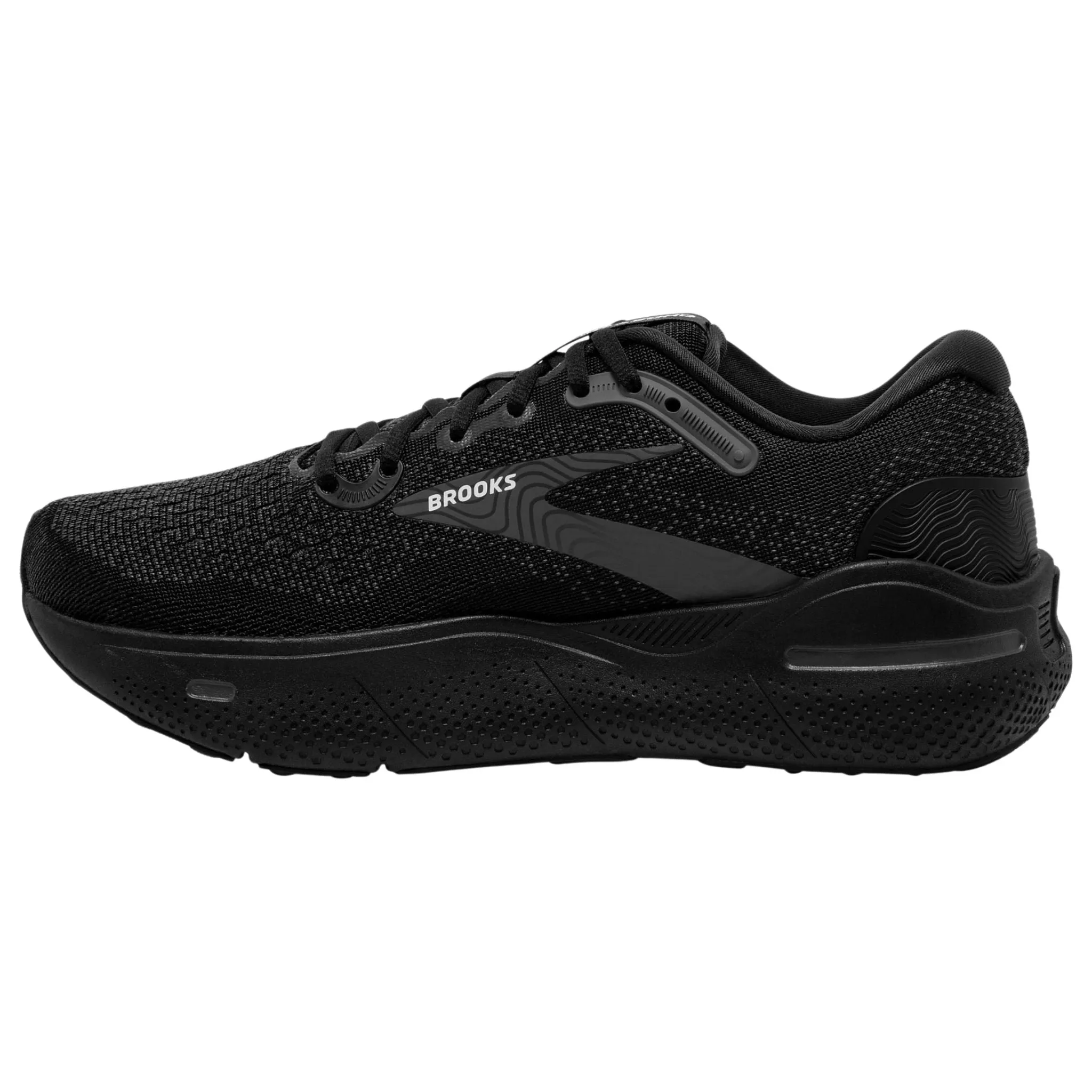 Brooks Men's 110406 020 Ghost Max Black Black Ebony Cushion Neutral Running Shoes