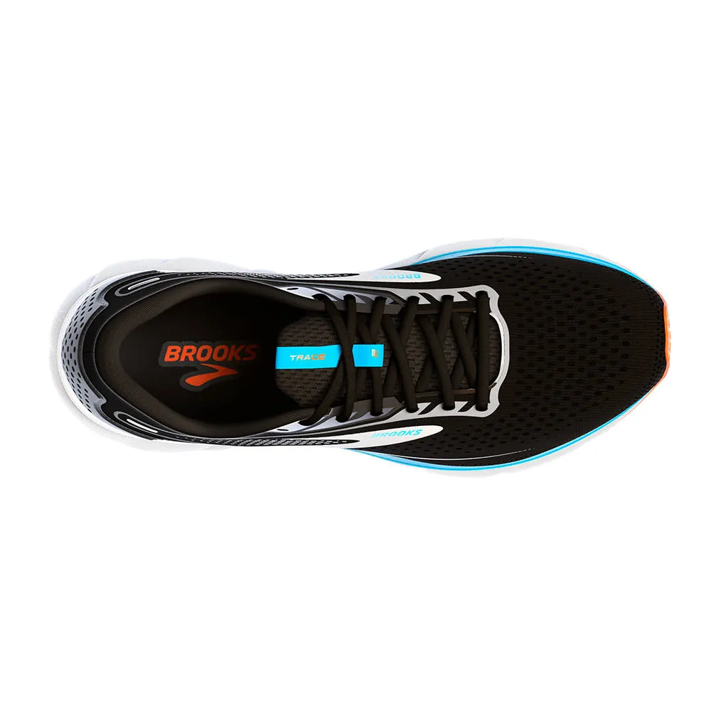 Brooks Trace 2 (Mens) - Black/Hawaiian Orange/Orange