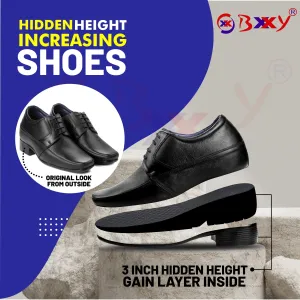 Bxxy's 3 inch Hidden Height Increasing Elevator Shoes For Men