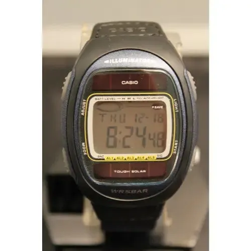 Casio Men's Blue Tough Solar Digital Sports Watch WL20B-2A