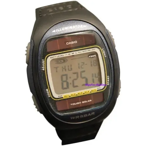 Casio Men's Blue Tough Solar Digital Sports Watch WL20B-2A