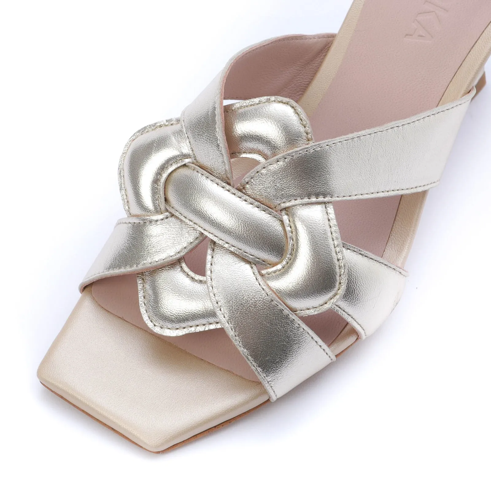 CLAIRE high heel sandal - gold