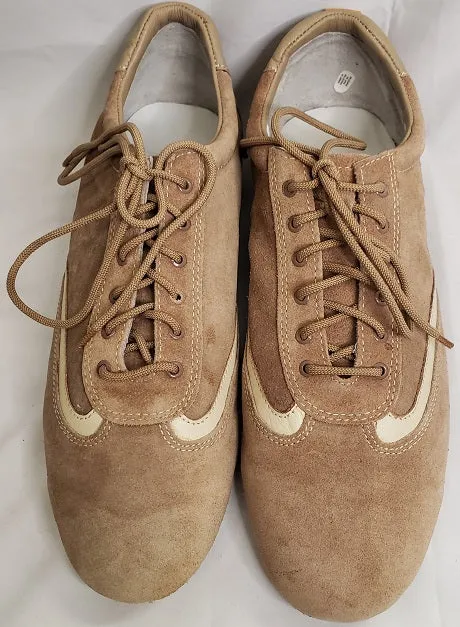 Classic -- Unisex Salsa Oxford --Beige Suede