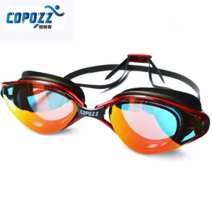 Copozz New Professional Anti-Fog UV Protection Adjustable Swimming Goggles Men Women Waterproof silicone glasses adult Eyewear