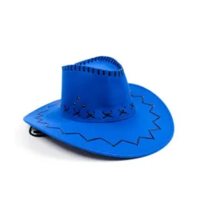 Cowboy/Cowgirl Hat - Fluro Royal Blue