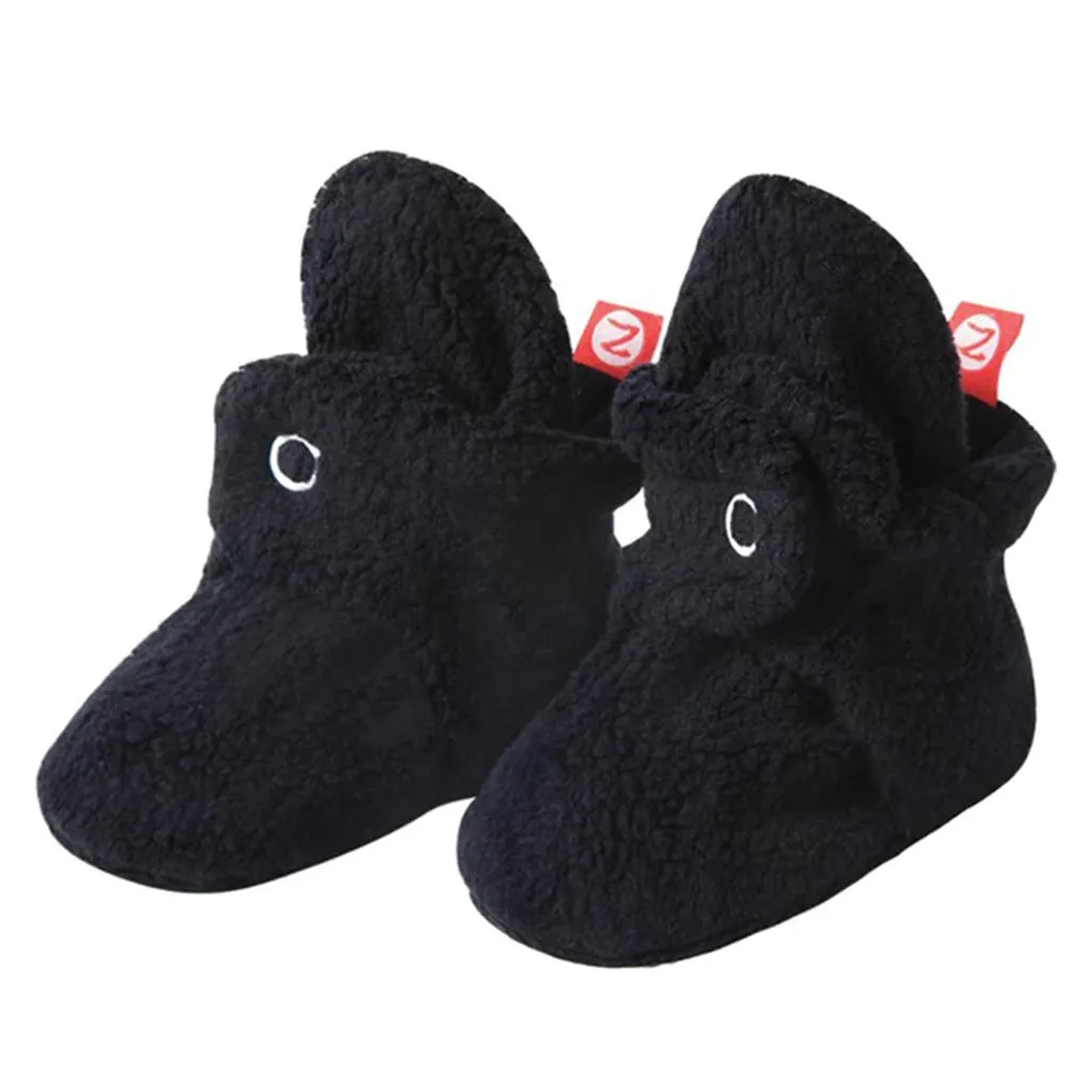 Cozie Fleece Baby Bootie | Black