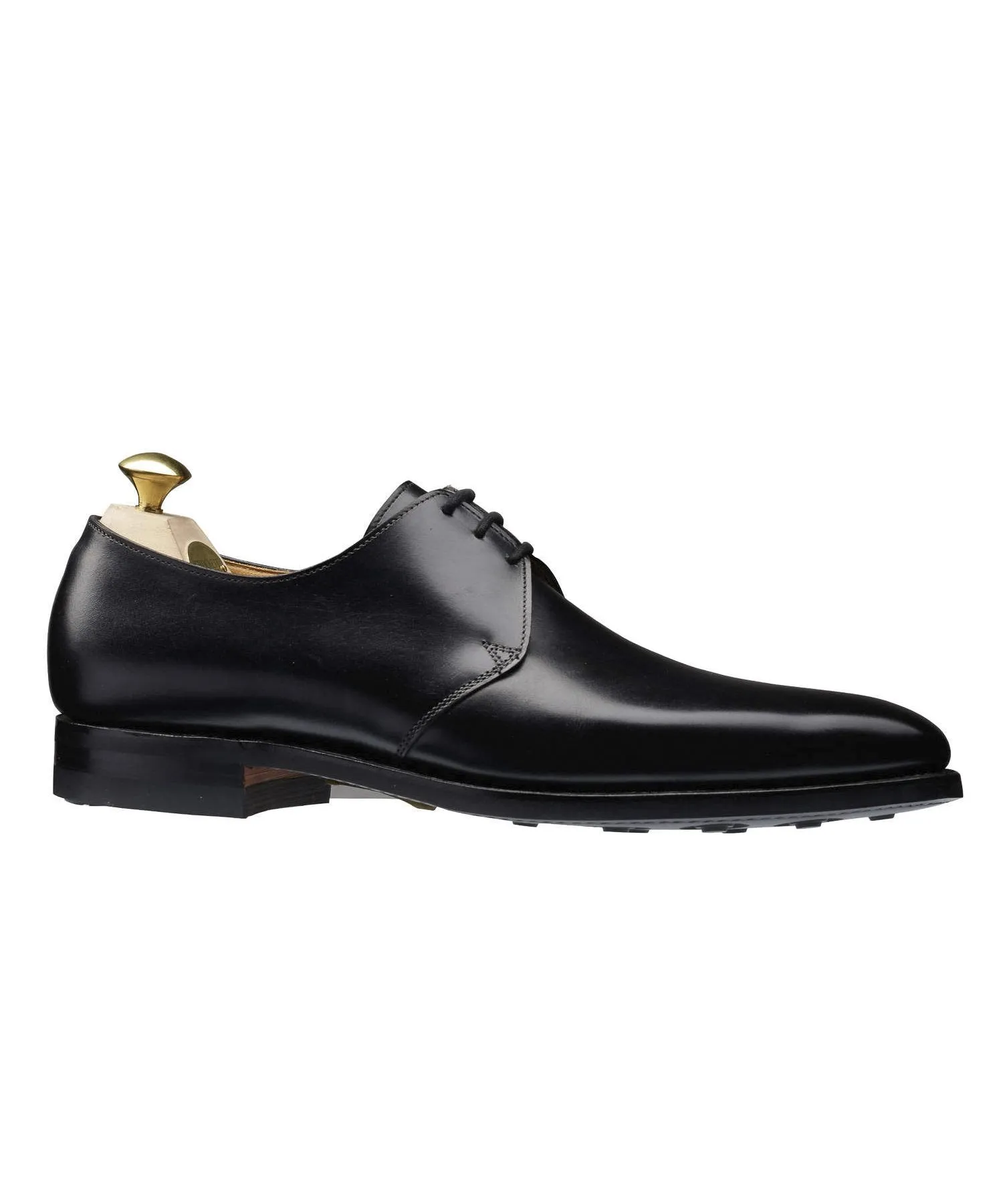 Crockett and Jones Highbury Plain-toe Shoe in Black Calf