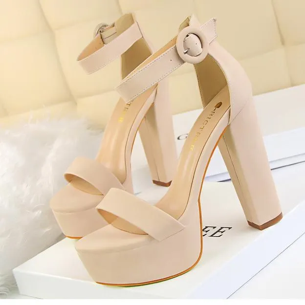 Date Night Open High Heels Sandal Shoes SD00522