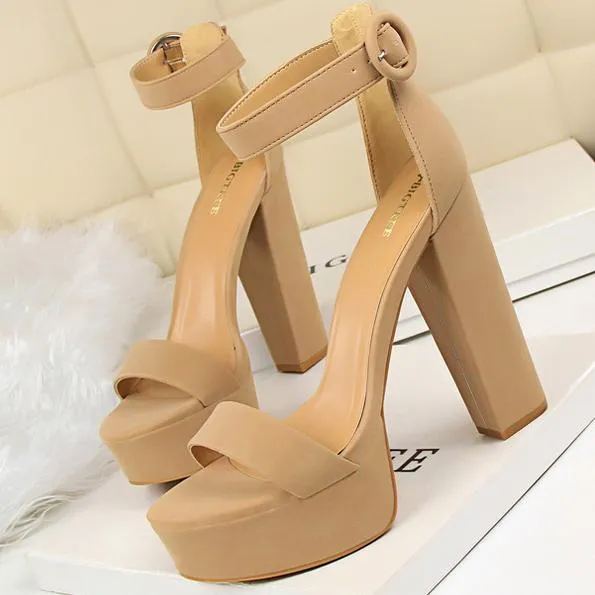 Date Night Open High Heels Sandal Shoes SD00522