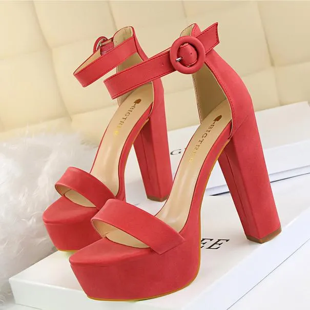 Date Night Open High Heels Sandal Shoes SD00522