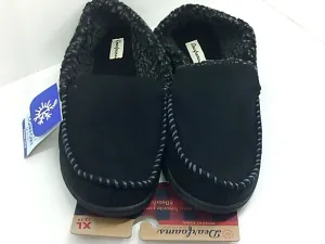 Dearfoams Mens Closed Toe Slip On Slippers Pair of Shoes