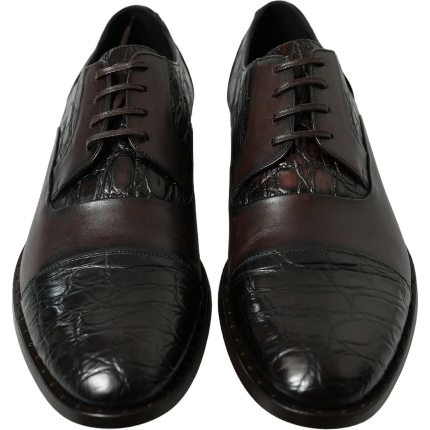 Dolce & Gabbana Elegant Brown Formal Derby Dress Shoes