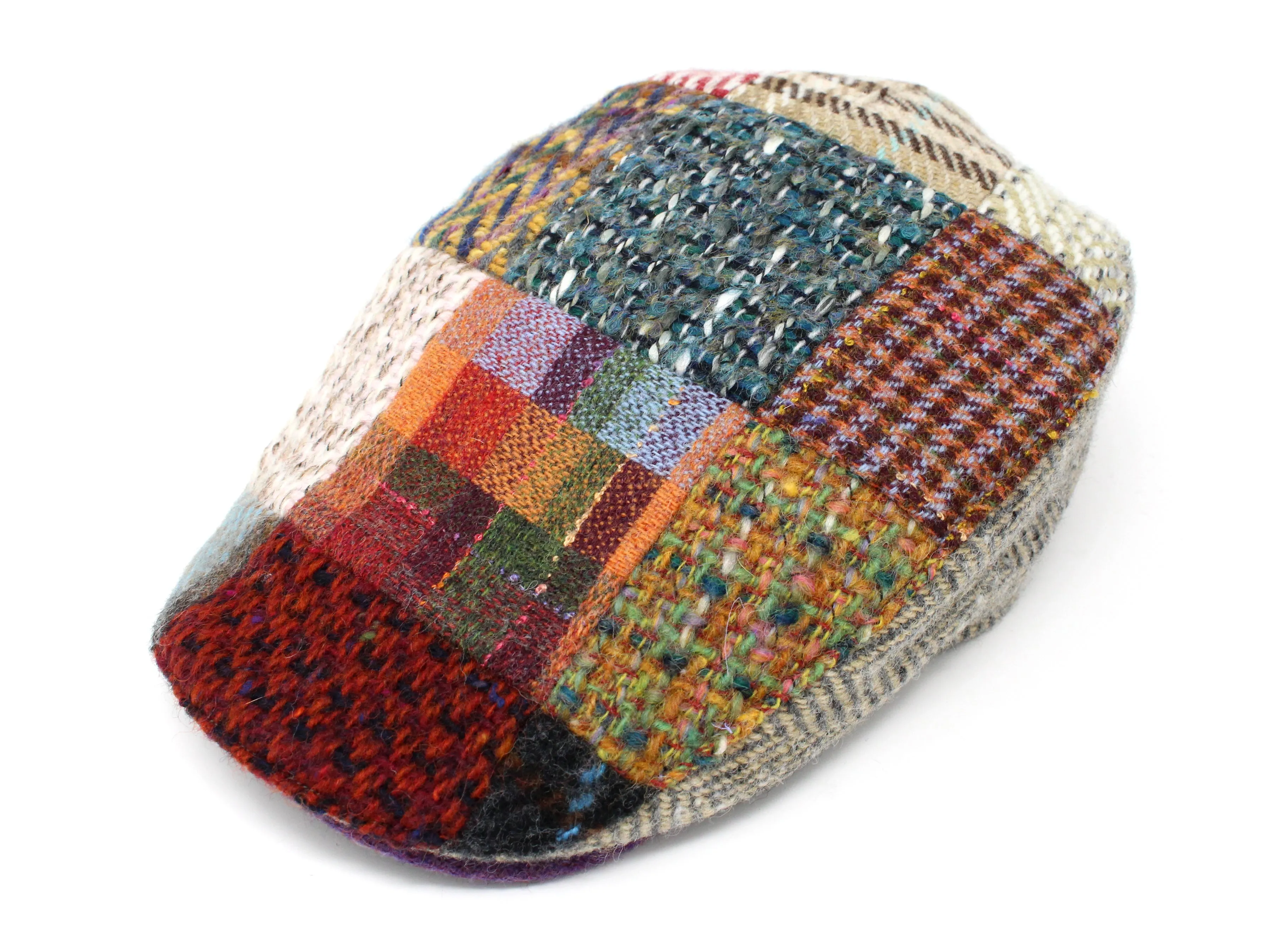 Donegal Touring Cap Heavy Patchwork Tweed - LIMITED EDITION