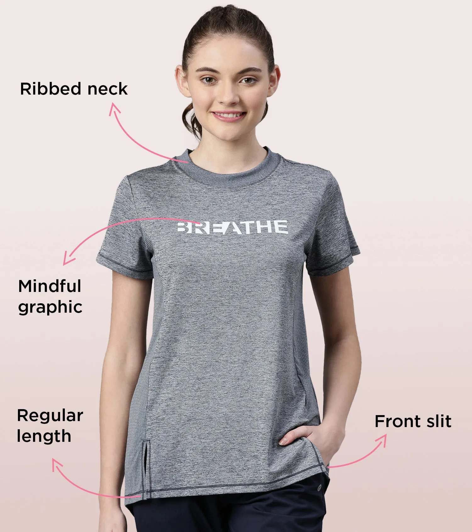 Dry Fit Breathe Tee | Dry Fit Crew Neck Activewear Tee