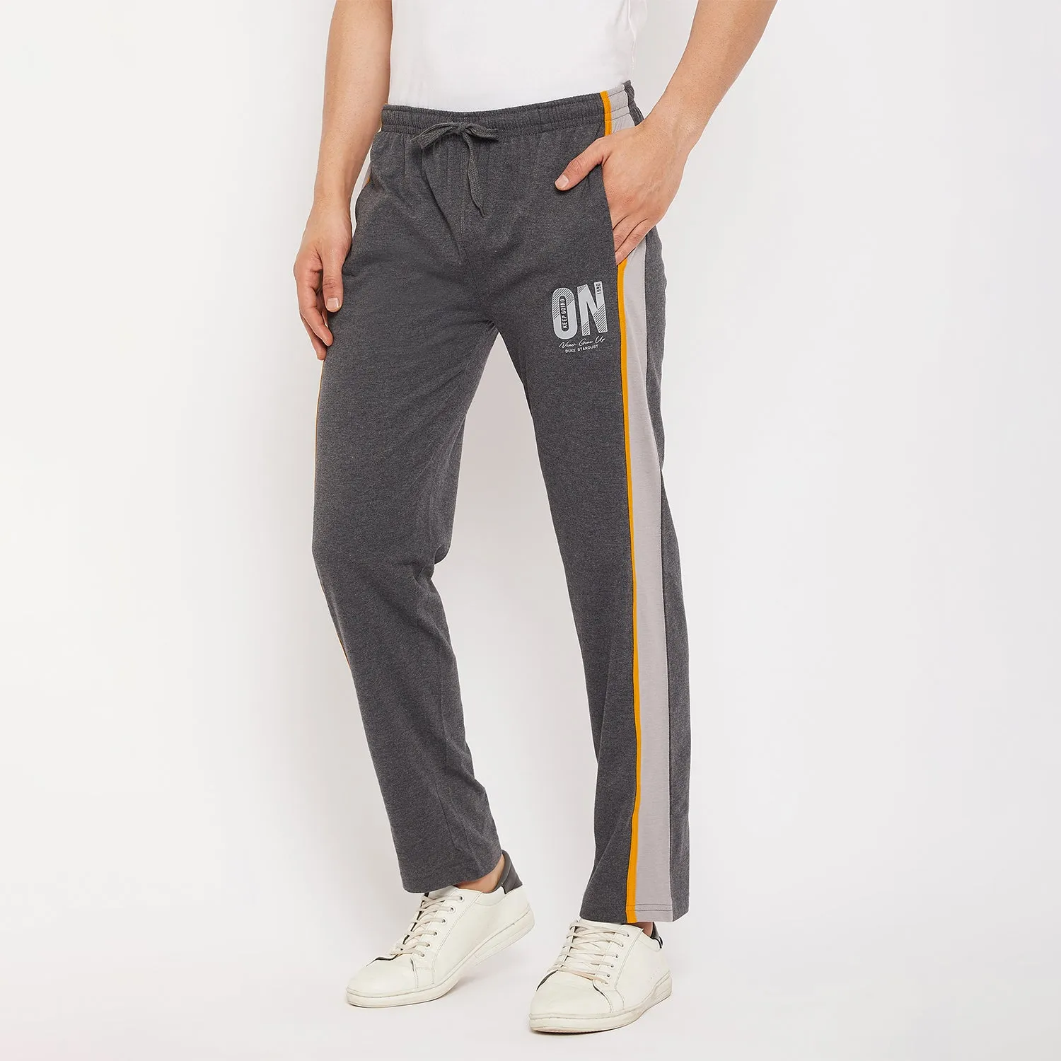 Duke Stardust Men Solid Regular Track Pant (LF5690)