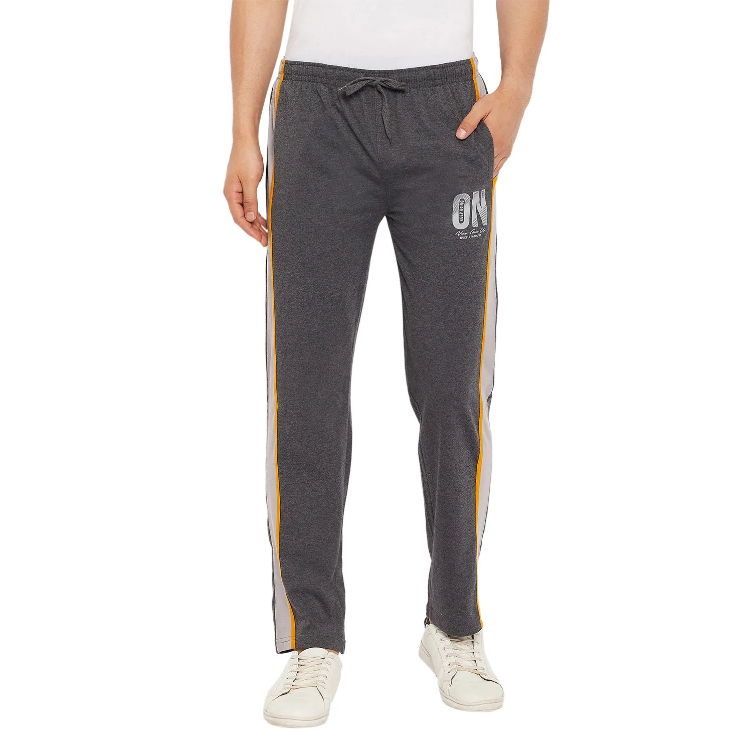 Duke Stardust Men Solid Regular Track Pant (LF5690)