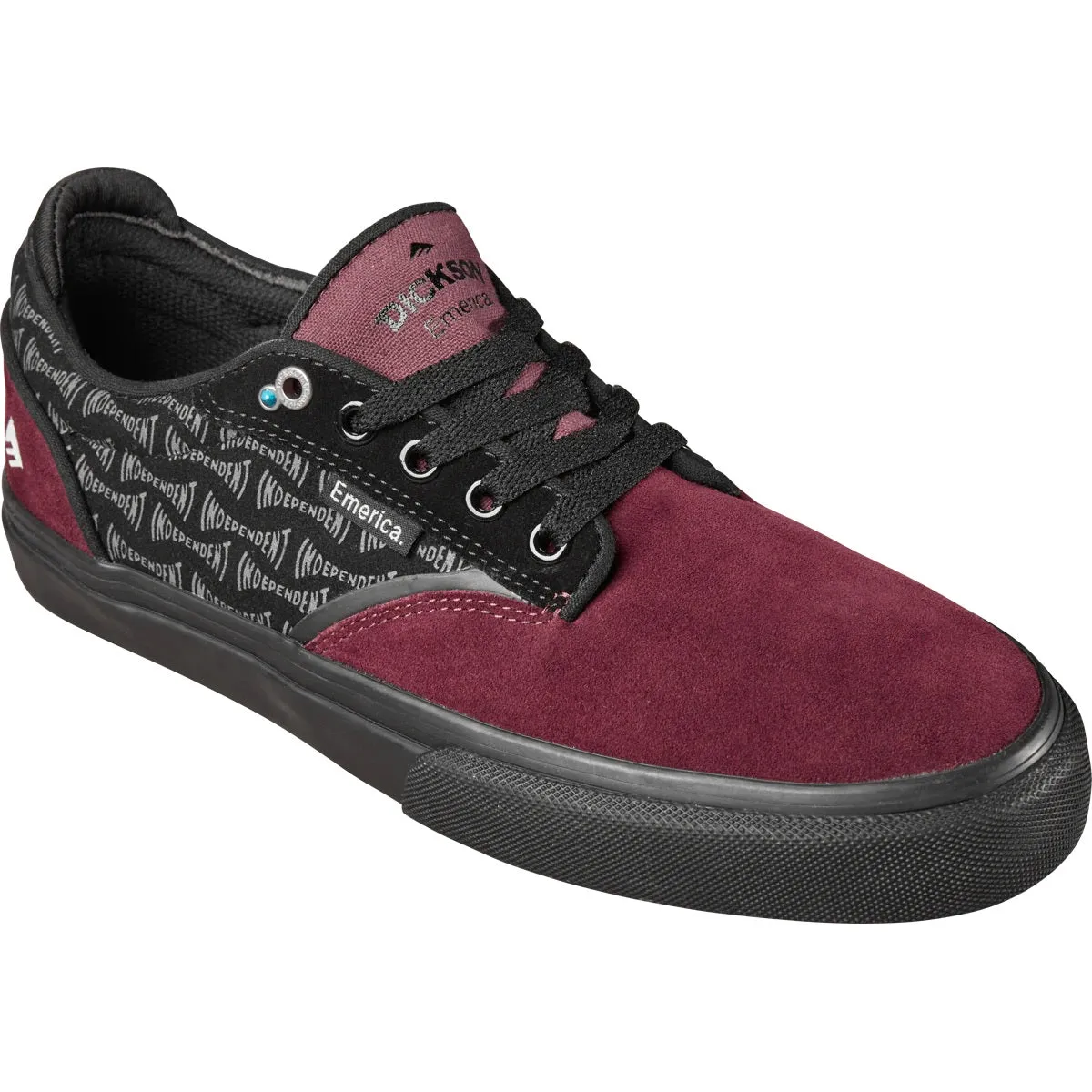 Emerica Shoes Dickson X Independent - Red/Black