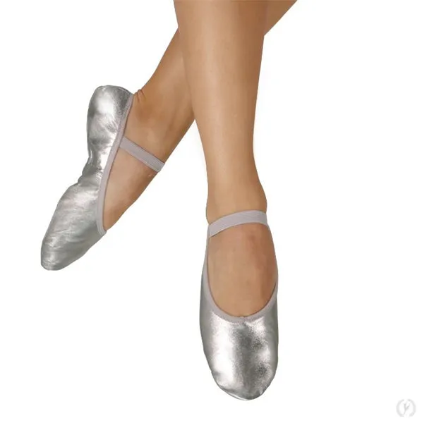 Eurotard A2001A Adult Metallic Full Sole Leather Ballet Slipper