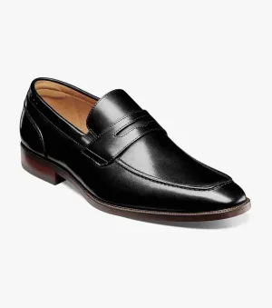 Florsheim Sorrento Moc Toe Penny Loafer-Black