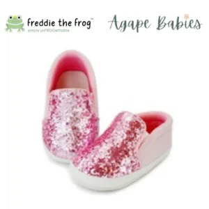 Freddie The Frog Pre Walker Shoes - Tony Sparkly Pink