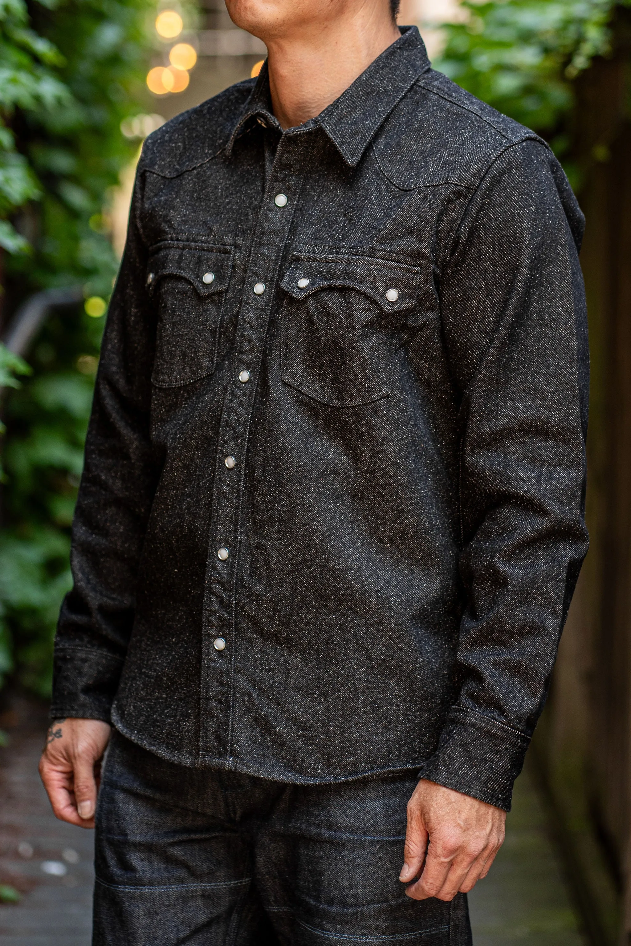 Freenote Cloth Modern Western - Black Nep Denim