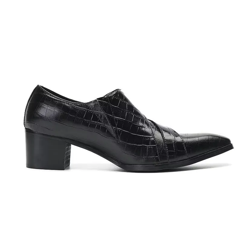 GlamLeather Exotic Monkstrap Dress Shoes