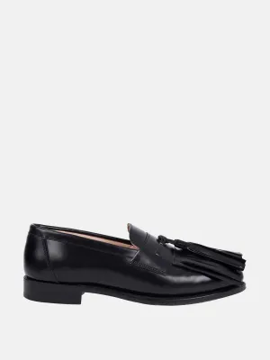 Grenda tassel front loafer in black leather