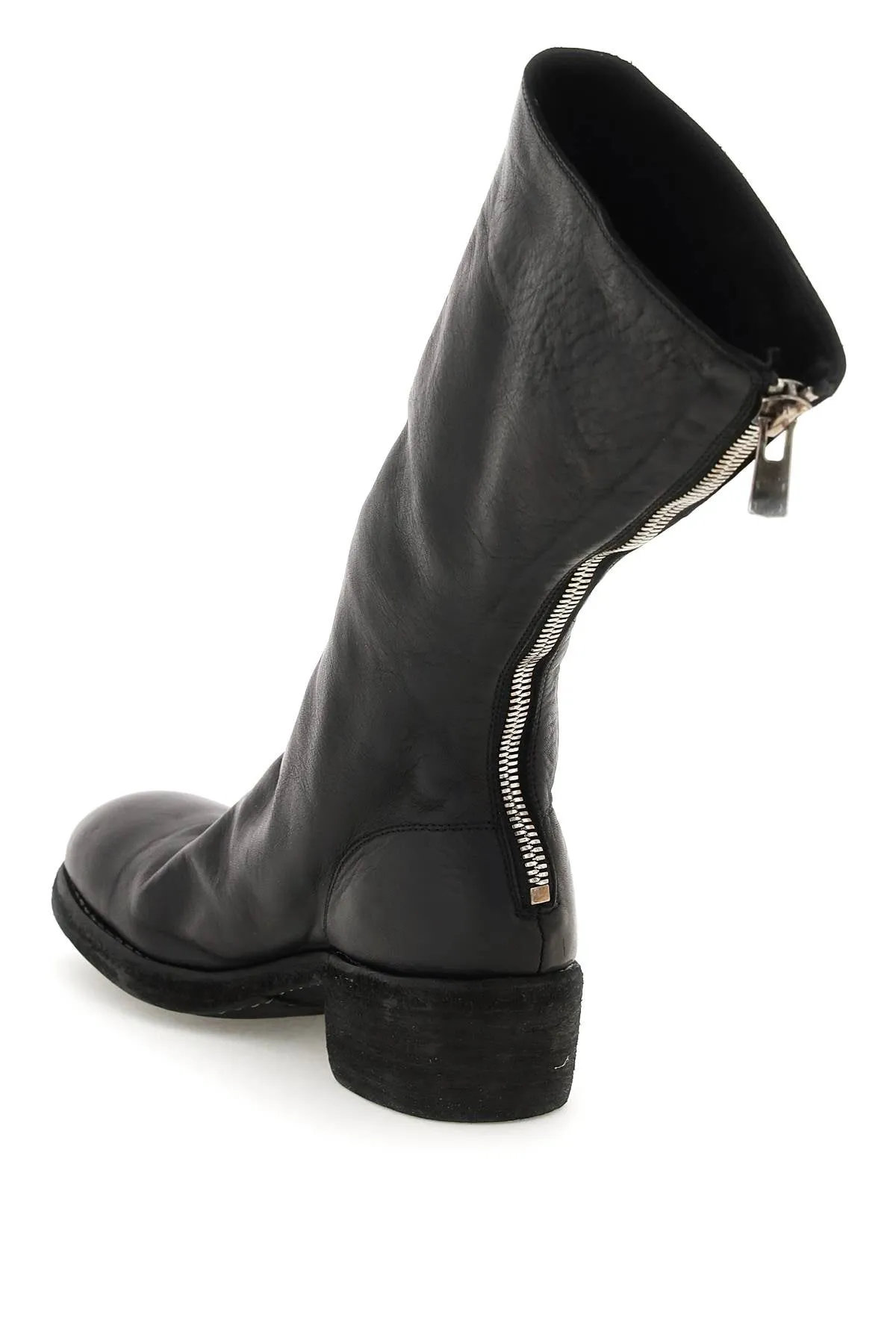 Guidi leather mid-calf boots