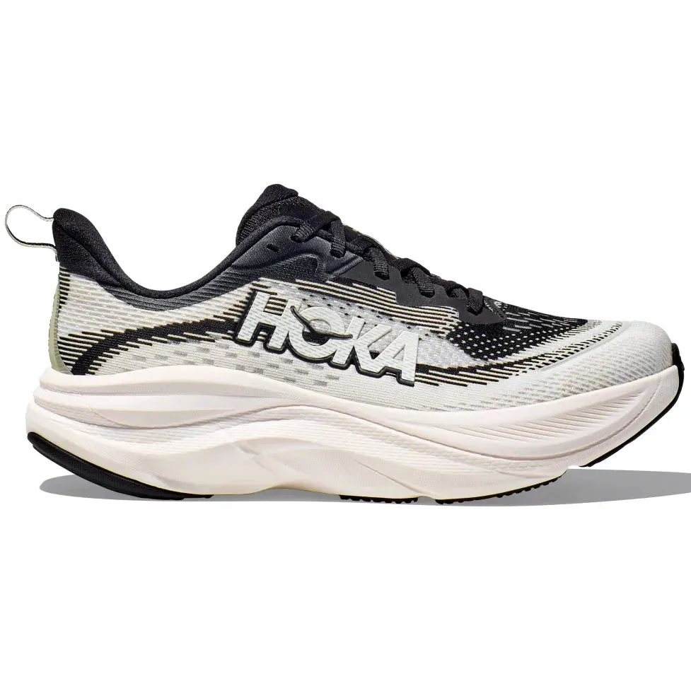 Hoka Women's Skyflow Running Shoes Black / White