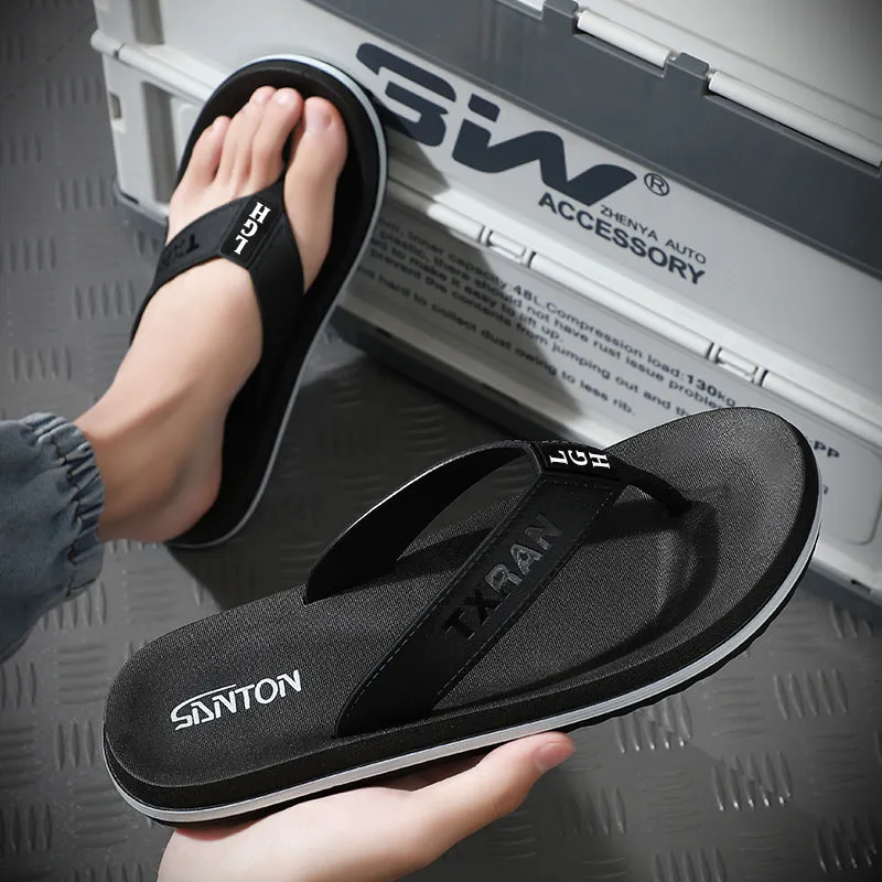 INSTOCK- Summer outer wear non-slip men's slippers