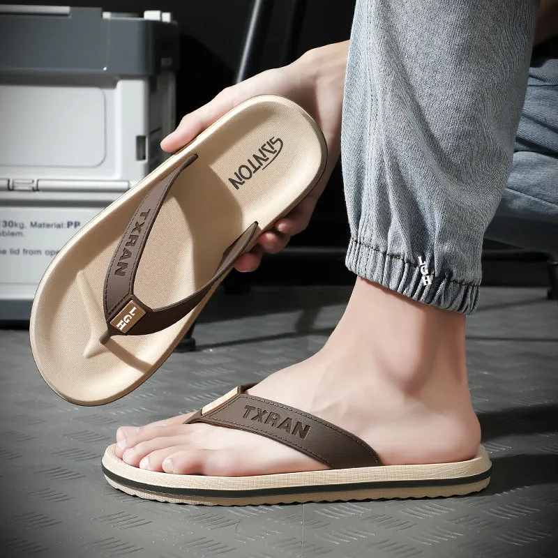 INSTOCK- Summer outer wear non-slip men's slippers