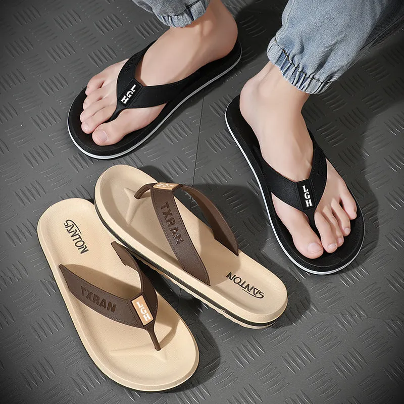 INSTOCK- Summer outer wear non-slip men's slippers