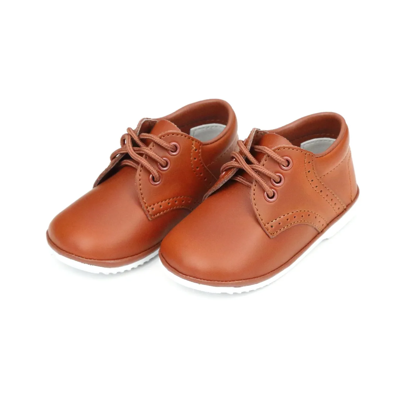 James Leather Lace Up Cognac