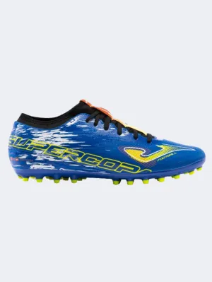 Joma Supercopa  Men Football Shoes Blue/Yellow/White