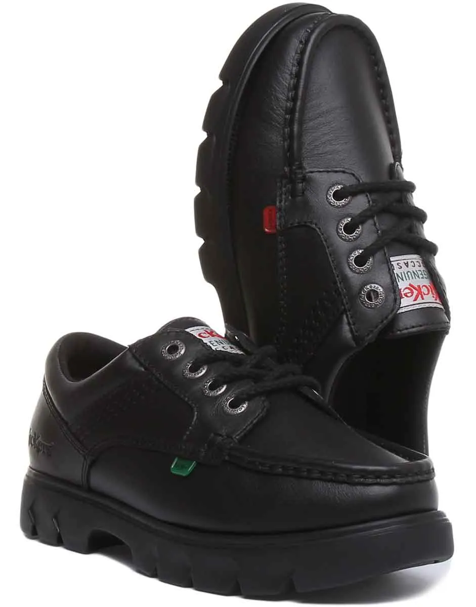 Kickers Lennon Lo In Black in Adults UK Size 6.5 - 12