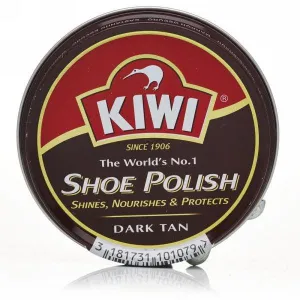 KIWI SHOE POLISH DARK TAN 90ML