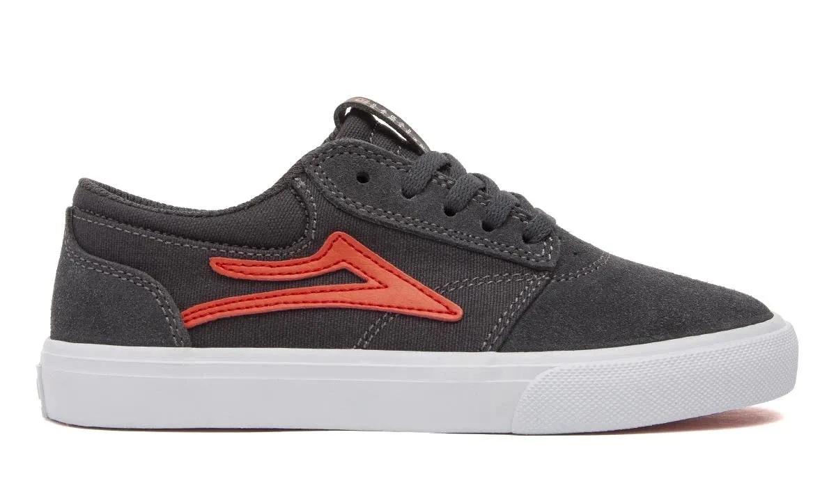 Lakai Shoes Griffin Kids - Charcoal Suede